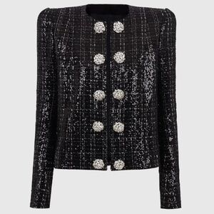 Chic Sequin Diamond Jacket JK065Y